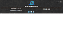 Tablet Screenshot of jbimportauto.com